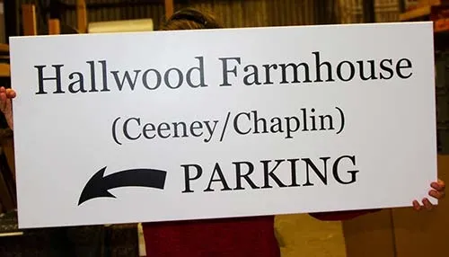 Simple lon lasting sign board -great for business signs. Flat Plate Aluminium Sign