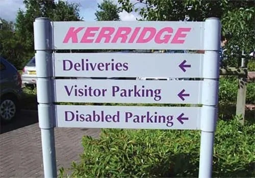 Double Sided Aluminium Signs