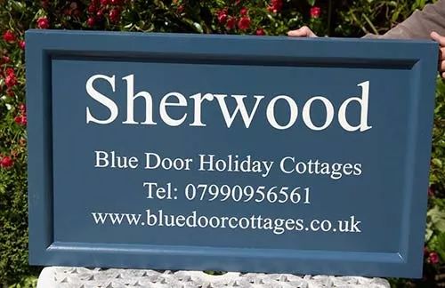 Painted Frame Edged Sign