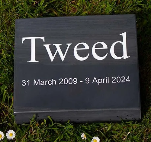 Slate Memorial Wedge