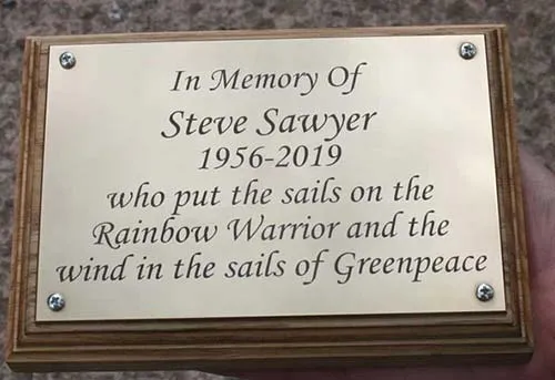 Engraved Brass Plaque