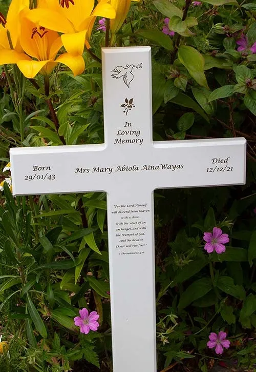 Painted Hardwood Cross