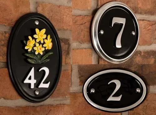 Aluminium House Numbers