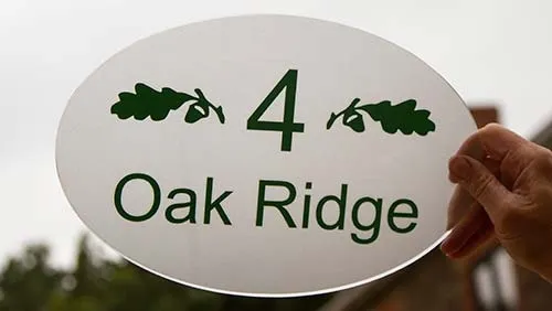 House Address Sign