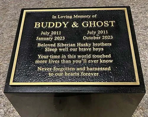 Bronze on Granite Plinth