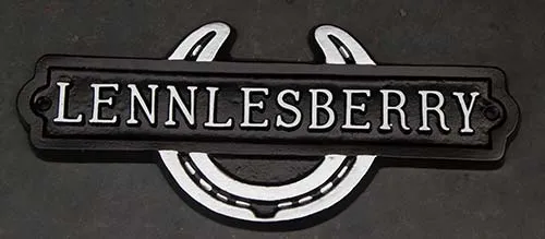 Horseshoe House Sign