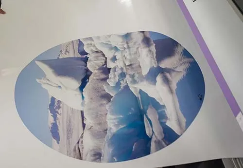All printed vinyl is laminated for longer life. Printed Image on Vinyl