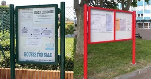 75mm Profile Notice Board