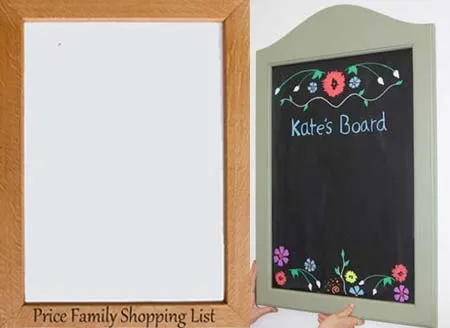 There are a huge range of colouors for the painted frames. Whiteboards and Blackboards