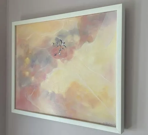 These are available in a large range of colours. Painted Hardwood Framed Canvas.