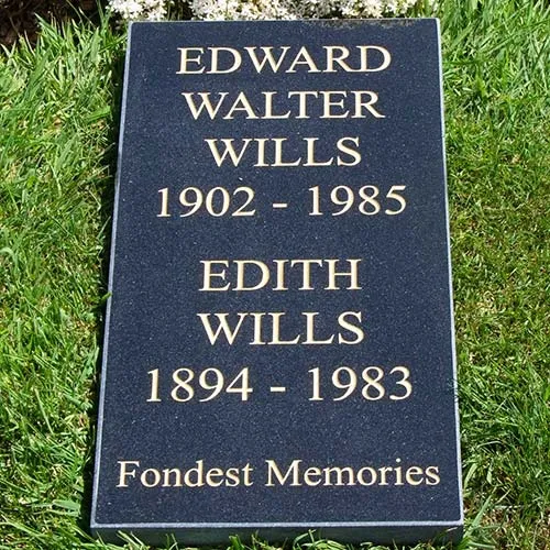 The small sand blasted border around the edge looks very effective. Portrait Black Granite
