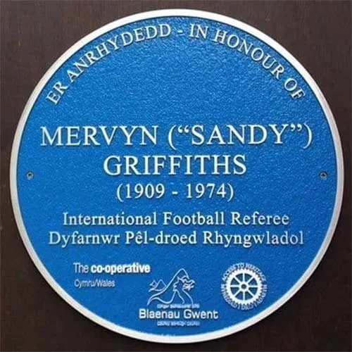 Logos can be included Blue Commemorative Plaque