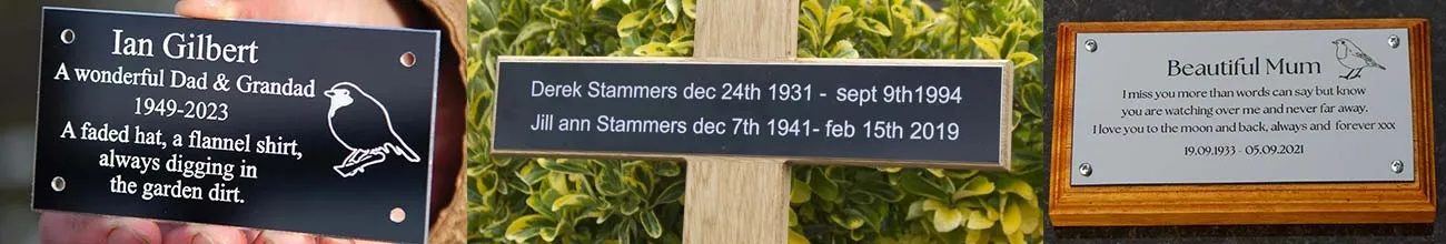 Engraved Acrylic Laminate Plaques