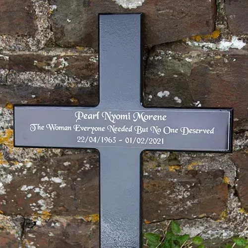 Black Memorial Cross