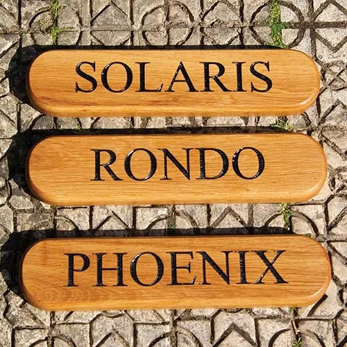 Wooden Stable Signs
