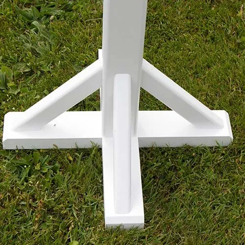 Made by our carpenters in the workshops. Free Standing Sign Base