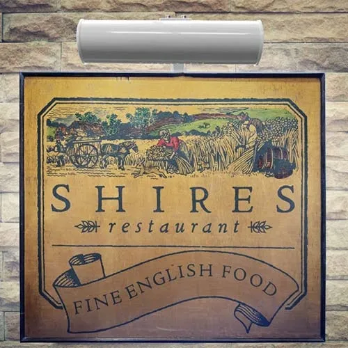 Small Trough Lighting - Wall Mounted