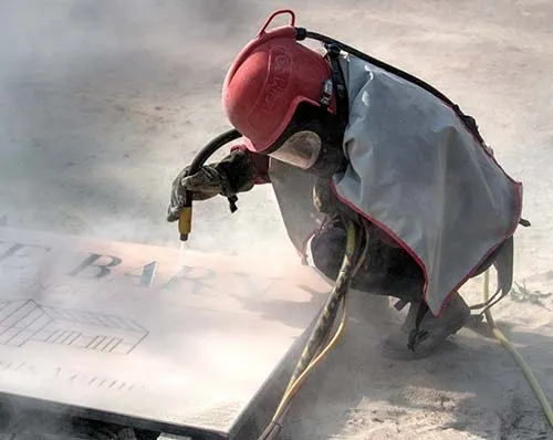 Slate can be cut to almost any size and is available in various thicknesses. Large Slate Signage