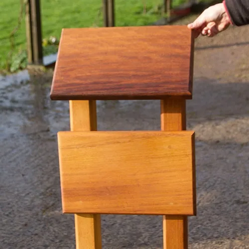 Bespoke Backing Boards on Posts.