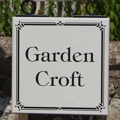 We have a whole range of hanging fittings, Double Sided Hanging Sign