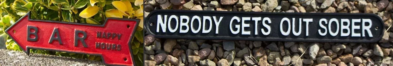 Cast Metal Plaques and Gift Signs.