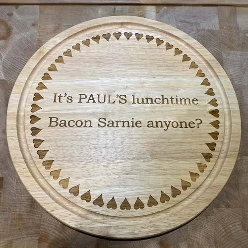 Pauls Lunchtime Chopping Board