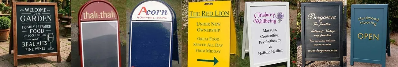 A-Boards, Sandwich Boards & Poster Holders