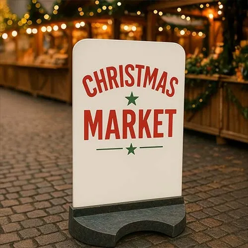 Pavement Sign with Solid Base