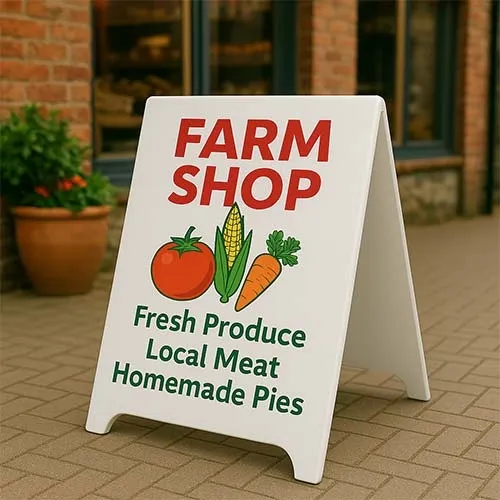 Farm Shop A-Board