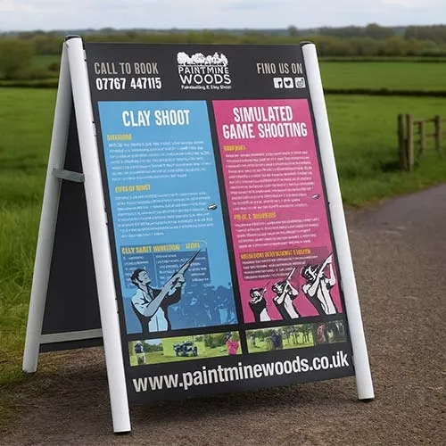 Full Colour Pavement Sign