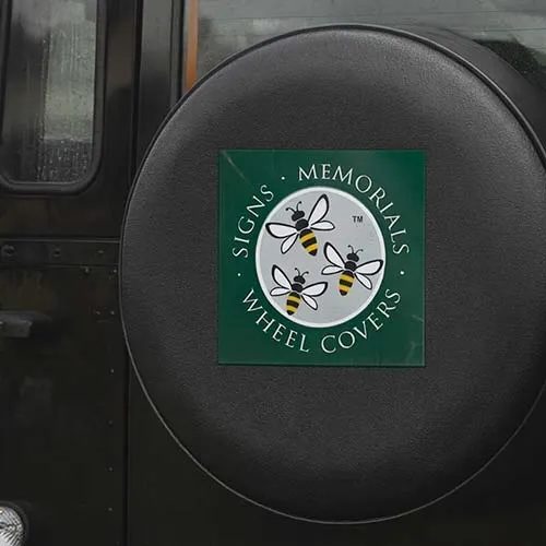 Busines wheel full colour square logo. Business Wheel Cover