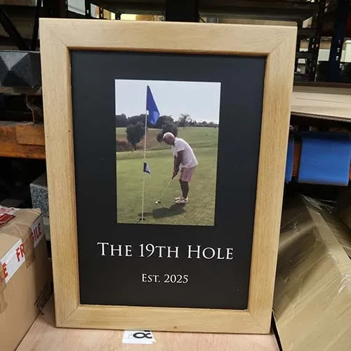 Printed Framed Sign