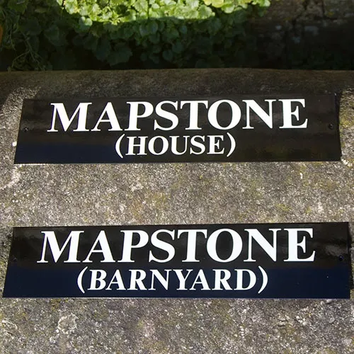 Pair of ToughPrint House Signs