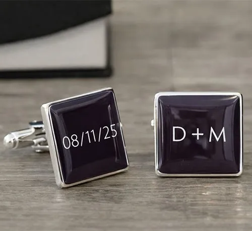 Initials Wedding Cufflinks