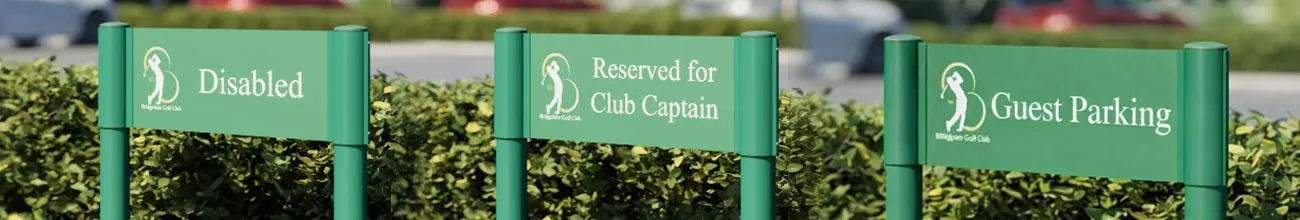 Car Park Signs Made From Aluminium