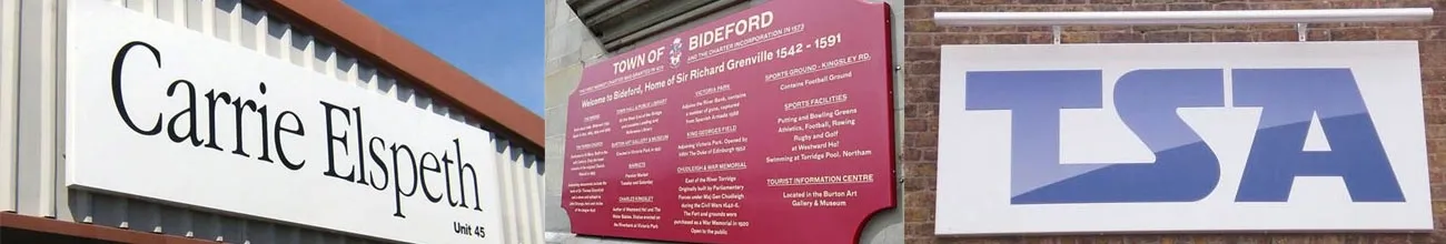 Wall Mounted Tray Signs