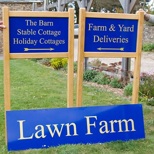 Aluminium Compsite Entrance Signs