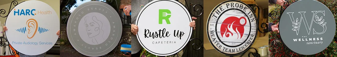 Round Projecting Signs