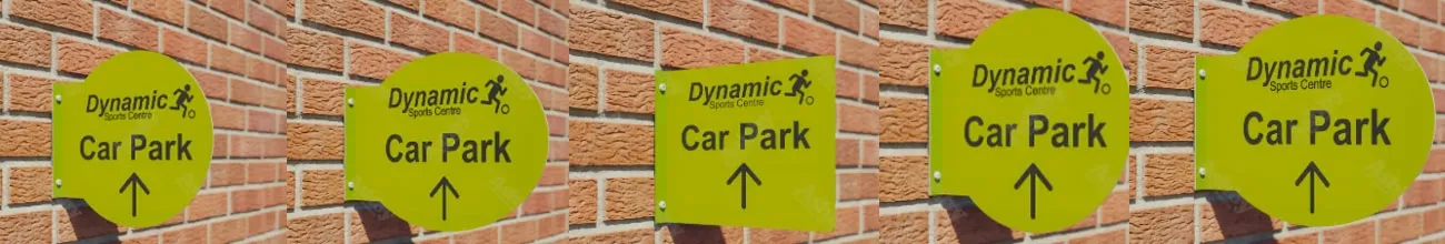 Fold Aluminium Projecting Signs
