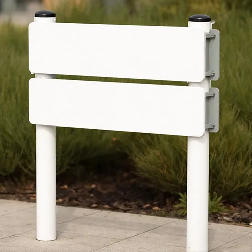 Back to Back Aluminium Signs