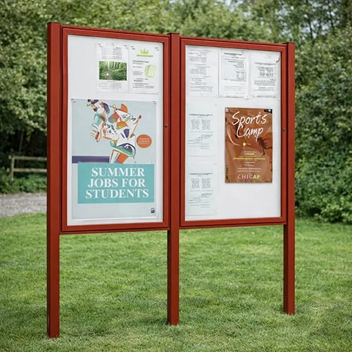 Double Outd0or Notice Board
