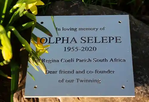 Engraved top quality brass memorial plaque. Engraved Brass Plaque